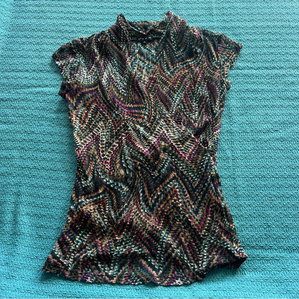Vibrant Chevron Women's Blouse